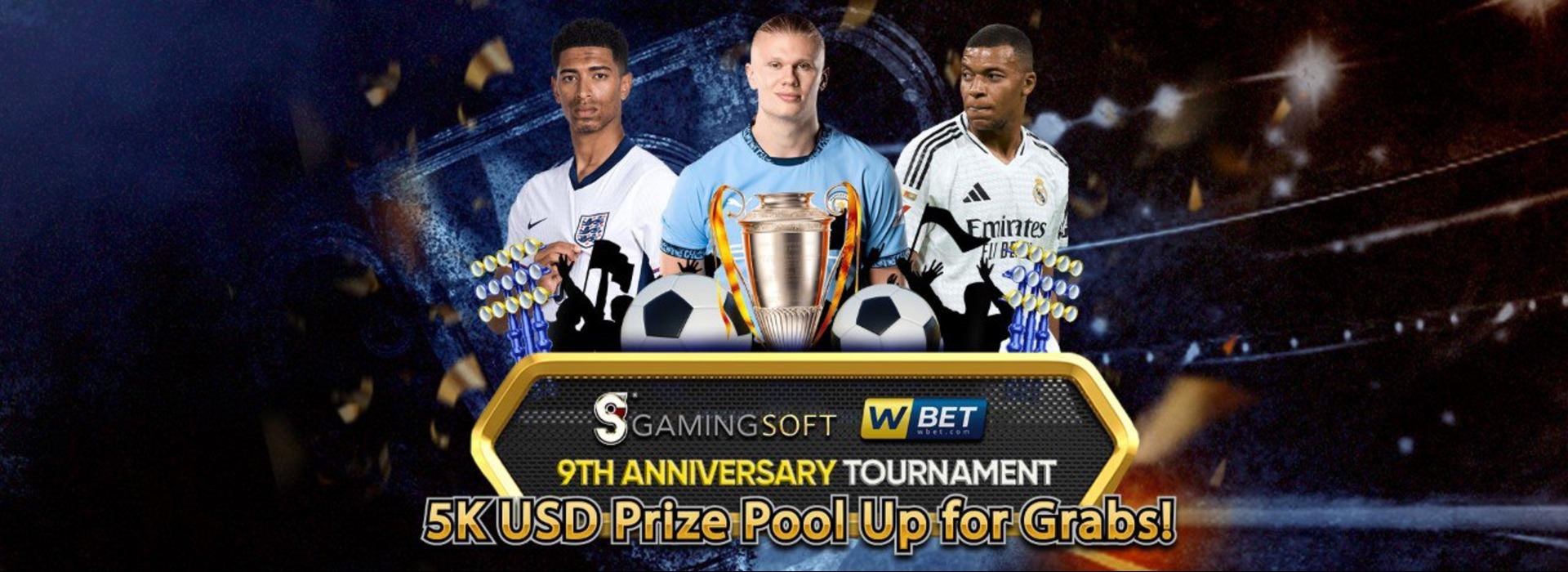  WBET x GamingSoft 9TH Anniversary Special Tournament！
